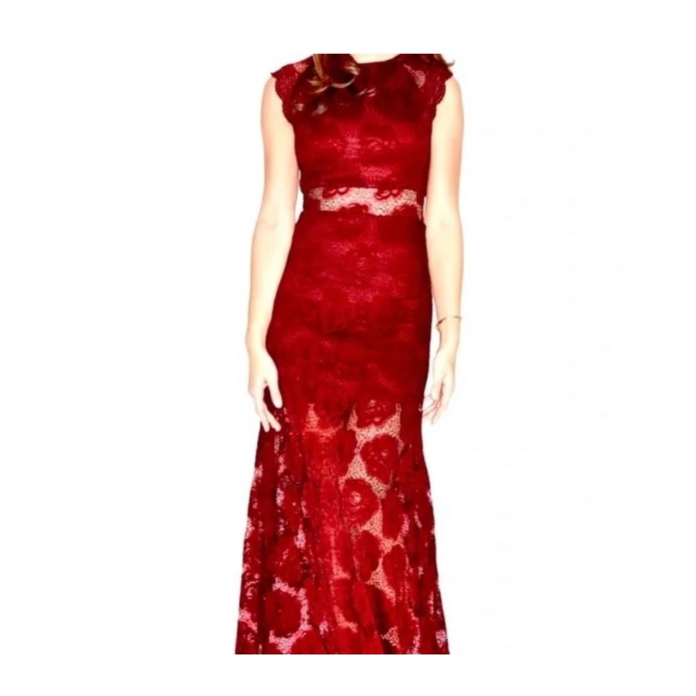 Marciano Elegant Red Lace Dress